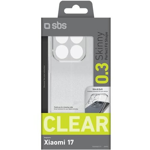 Sbs ovitek za silikonski Xiaomi 17, prozoren Cene