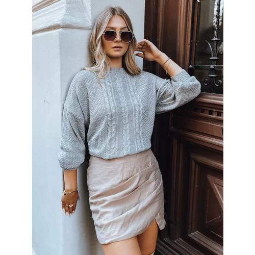DStreet Women's oversize sweater CAMELLIA gray