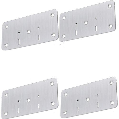 INF plo&amp;scaron;ča za popravilo pohi&amp;scaron;tvenih tečajev 4-paket silver, (21278515) Slike