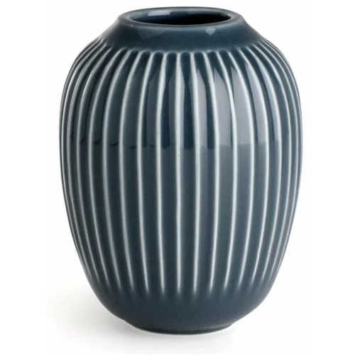 Kähler Design Antracitno siva keramična vaza Hammershoi, višina 10 cm