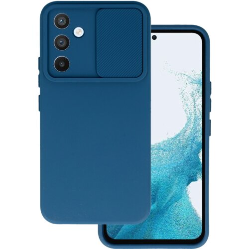 Onasi lens cover silikonski ovitek za&amp;scaron;čita za samsung galaxy A35 - moder Slike