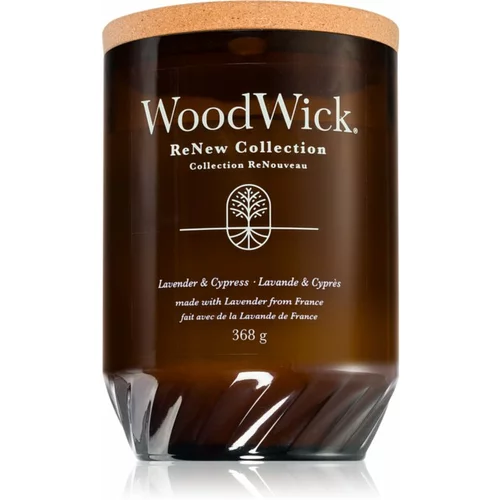 WoodWick Lavender & Cypress dišeča sveča 368 g