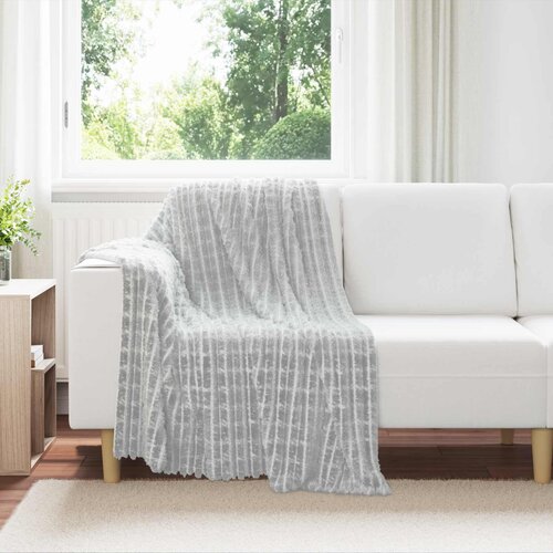  Pokrivači za bacanje 6 pcs Siva 150 x 130 cm Runo Cijene