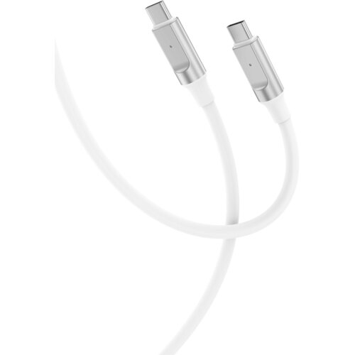 XO Kabel NB-Q252B USB-C na USB-C 60W 1m bel, (21099200) Slike