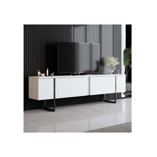 Hanah home set za dnevnu sobu luxe set white black Slike