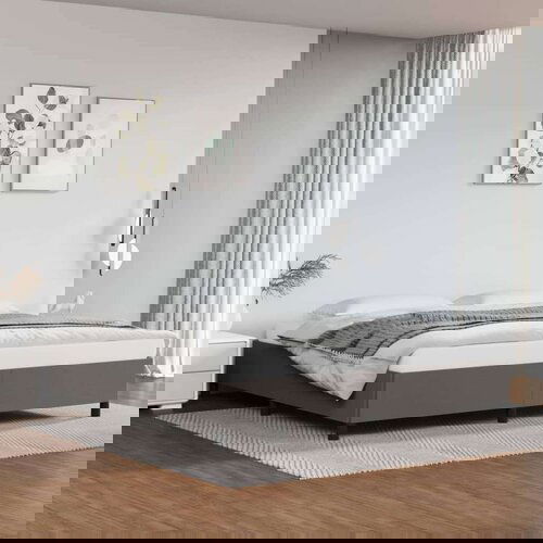  Okvir za krevet sivi 200x200 cm od umjetne kože Cene
