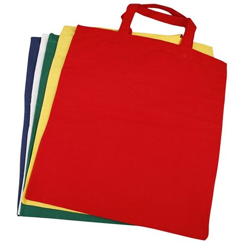  Pamučna torba za kupovinu - obojena - 5 komada (torba u boji 38 x 42 cm) Cijene