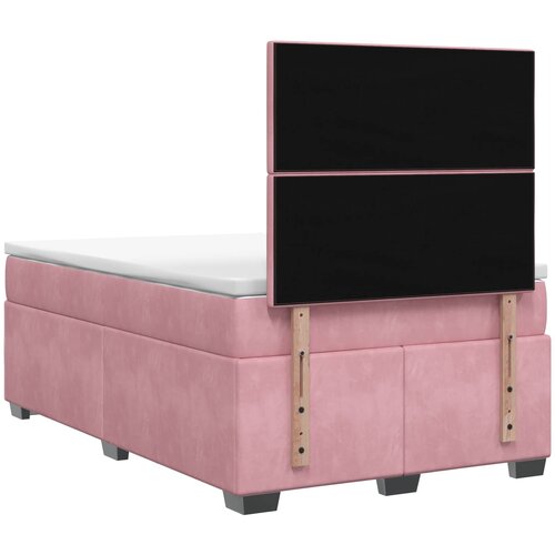  Boxspring krevet s madracem Ružičasta 120 x 190 cm Bar&amp;scaron;un Slike
