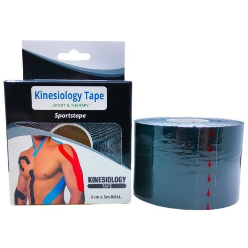 Extenlab Kineziolo&scaron;ka traka - crna (5 cm x 5 m) Cijene