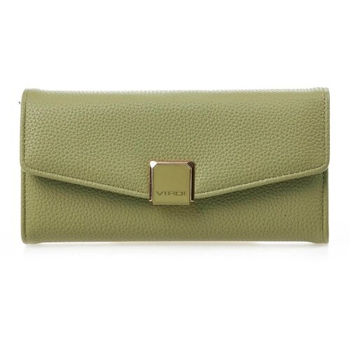 Verde Novčanik ženski veci sa elegantnom kopcom 1432, 20×4×10 cm zelena Cene
