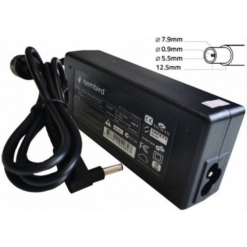 Gembird NPA90-200-4500 (IB06) punjac za laptop 90W-20V-4.5A, 7.9x5.5mm yellow PIN Slike