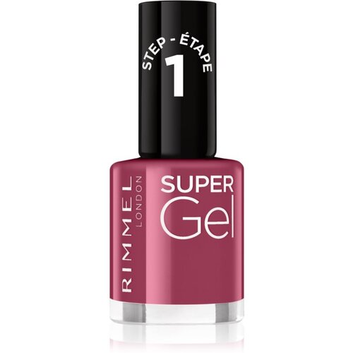 Rimmel London Super Gel gel lak za nohte brez uporabe UV/LED lučke odtenek 030 Wild Gal 12 ml Slike