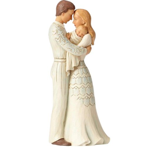 Jim Shore figura Couple With Baby Figurine Slike