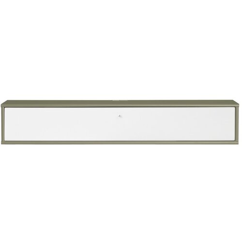 Hammel Furniture Bijela/kaki zelena TV komoda 133x22x32,5 cm Mistral – Cijene