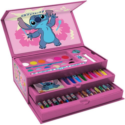 Luna Disney Stitch 52-dijelni set za bojanje u koferu Slike