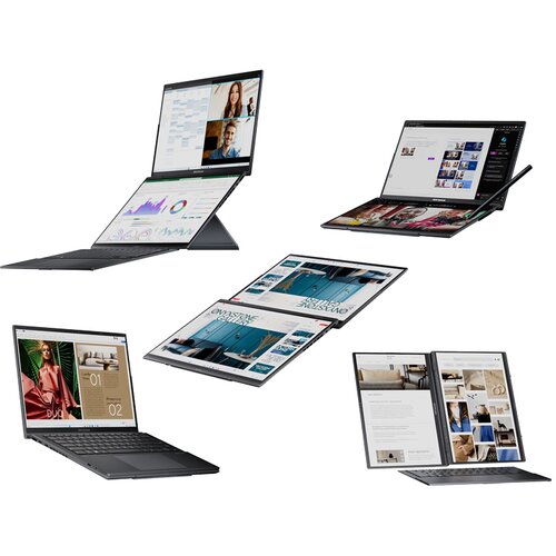 Asus Zenbook 14 DUO OLED UX8406MA-QL056W (14 inča FHD, Ultra 7 155H, 16GB, SSD 1TB, Win11 Home) laptop Cene