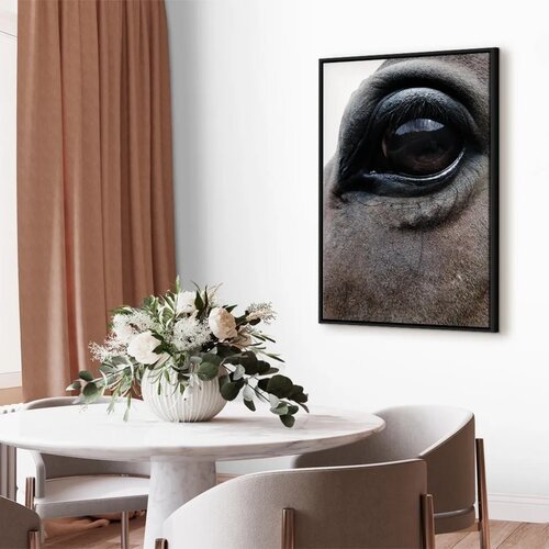  Slika - Honest Eyes (1 Part) Vertical 40x60 U crnom drvenom okviru Slike