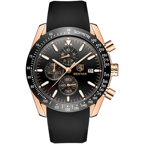 BENYAR Sat OG-14673 - Crna / Zlatna Cene