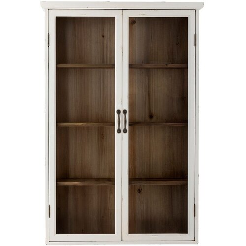 Bloomingville Bijela viseća vitrina od masivne jele 81x122x18 cm Hazem &amp;ndash; Slike