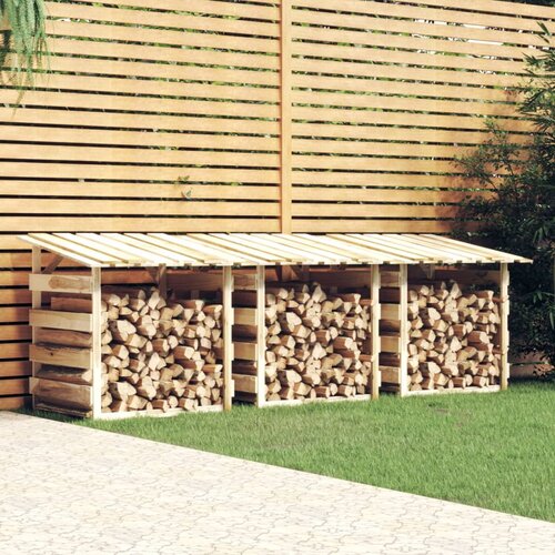 vidaXL Pergola s streho 3 kosi 100x90x100 cm impregnirana borovina Cene