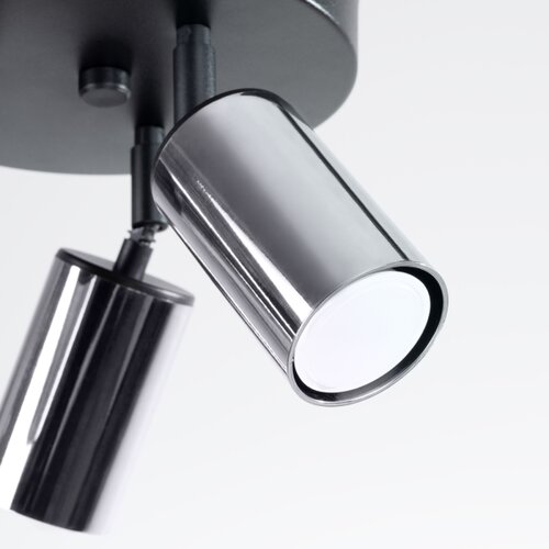 Sollux Lighting Sollux SL.1369 - Spot svetiljka WINX 3xGU10/10W/230V crna/hrom Slike