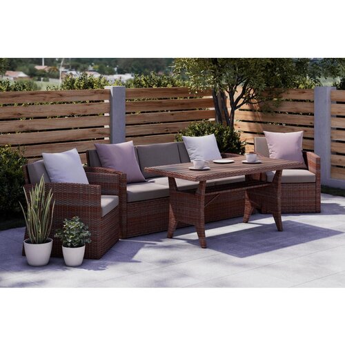 Modern Living Lounge Garnitura Seline, Rjava, 4-Delno Cene