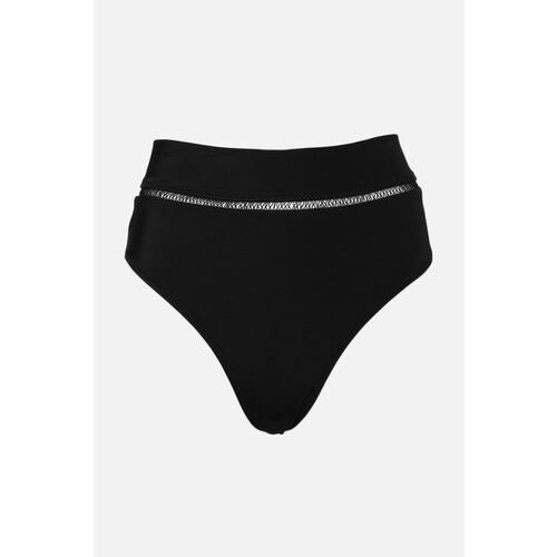 Trendyol Black Mesh Detailed Bikini Bottoms Slike