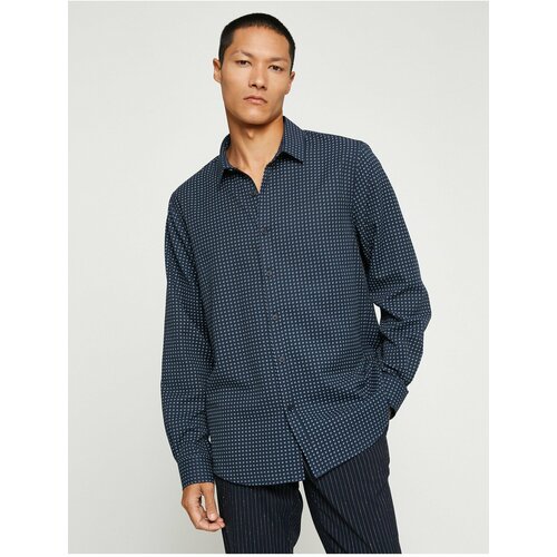 Koton Shirt - Navy blue - Regular fit Slike