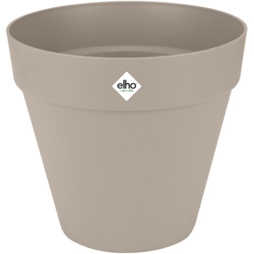 ELHO Cvetlični lonec loft urban rund s kole&amp;scaron;čki 50 cm - gobasto bež Slike