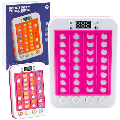 Electronic Rhythmic Game Fruit Lights Sounds Pink Slike