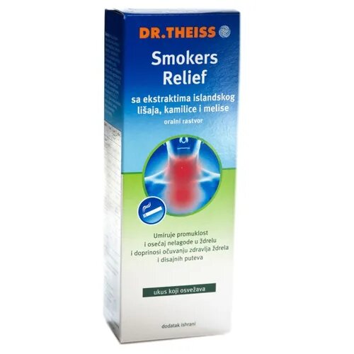 Dr. Theiss smokers relief - sirup za pušače 250ml Slike