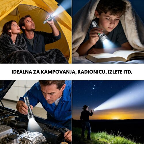 Punjiva LED baterijska lampa 11858 Slike
