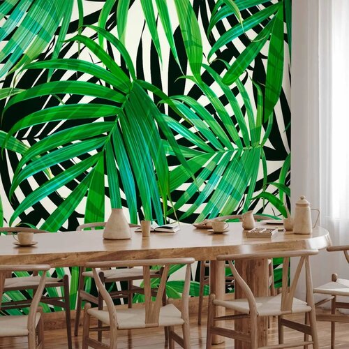  Foto tapeta - Tropical Leaves 500x350 Cene