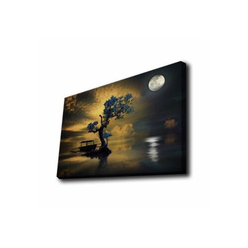 Wallity Slika na platnu sa LED osvetljenjem 45x70cm Slike