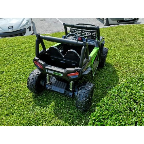 Lean Toys Xxl otro&amp;scaron;ki avto utv z 24V baterijo Zelena Slike