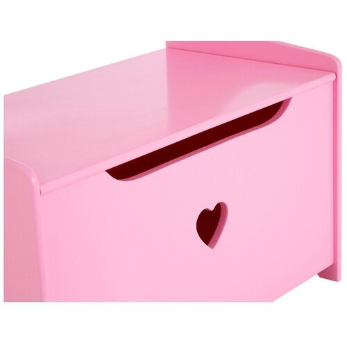 Premier Housewares Ružičasti dječji ormar s klupom 60x62x34 cm Pink Heart &amp;ndash; Slike