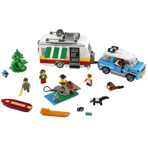 Kocke LEGO kocke Creator 31108 Družinske počitnice s prikolico
