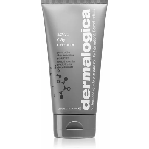 Dermalogica Daily Skin Health Active Clay Cleanser čistilni gel s prebiotiki in ogljem 150 ml za ženske