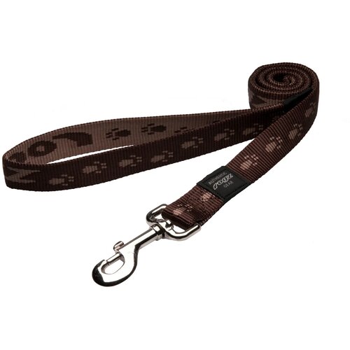 Rogz alpinist povodac za pse od mekane tkane trake xl &amp;mdash; 25 mm / 1.2 m braon Slike