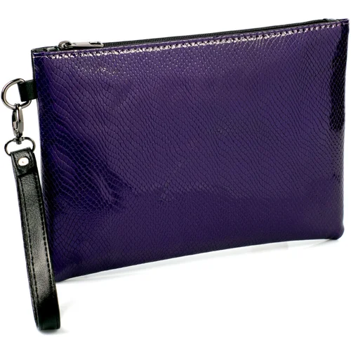 Capone Outfitters Paris Women's Clutch Portfolio Purple Bag