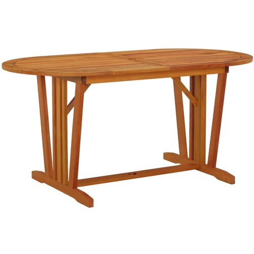  Vrtni stol 160 x 85 x 75 cm od masivnog drva eukaliptusa Cijene