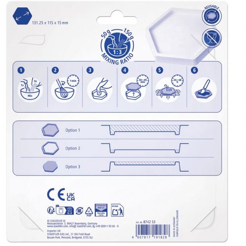  KALUP ZA MODELIRANJE &amp;Scaron;ESTEROKUT FIMO CASTING POWDER STAEDTLER 8742 53 BLISTER Slike