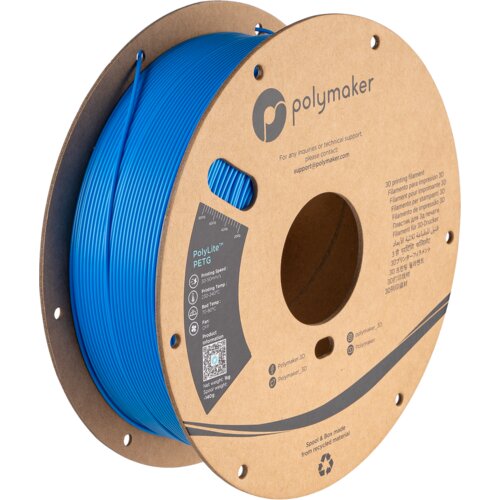 Polymaker PolyLite PETG Electric Blue Cene
