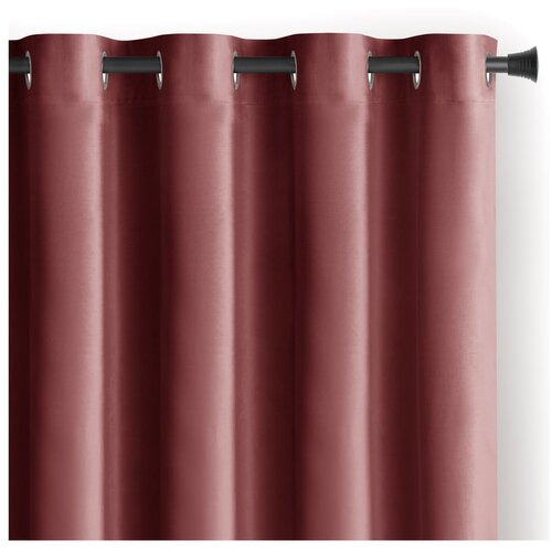 Restilo Ružičasta zavjesa za djelomično zamračenje od samta 140x270 cm Eyelets &amp;ndash; Slike