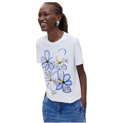 Desigual bela ženska majica Slike