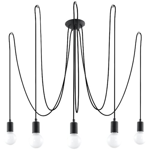 Nice Lamps Črna viseča svetilka 300x300 cm Spider - Nice Lamps Slike