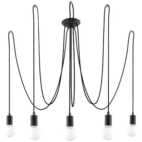 Nice Lamps Crna visilica 300x300 cm Spider -