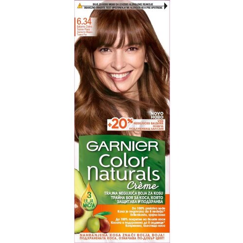 Garnier Color Naturals boja za kosu 6.34 bakreno zlatno tamno plava Cijene
