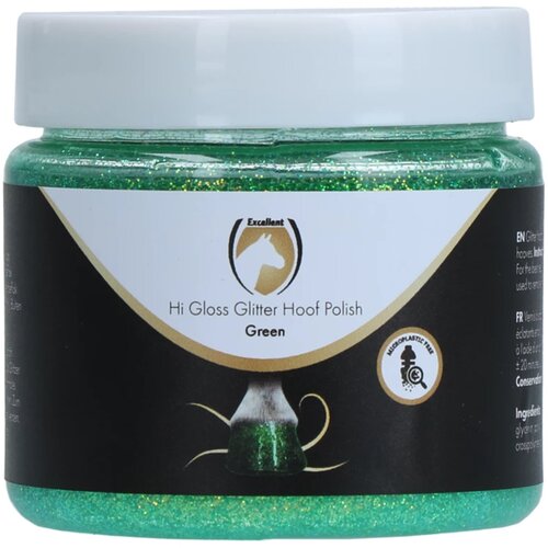 Hofman Animal Care Glitter lak za kopita 'Excellent Horse Hi Gloss Glitter' - Zelena Cene