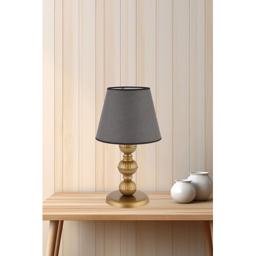 Opviq Stona lampa 301, 60 W, 45 cm, Siva Cene